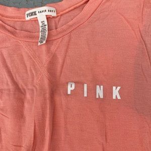 Pink sleeveless tank